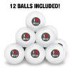 I Heart Metal Love Funny Humor Novelty Table Tennis Ping Pong Ball 12 Pack with Storage Bag view 3