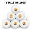 Gin Grin and Bear It Funny Humor Novelty Table Tennis Ping Pong Ball 12 Pack with Storage Bag view 3