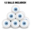 Old Dominion University Lions Logo Novelty Table Tennis Ping Pong Ball 12 Pack with Storage Bag view 3