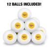 University of Wisconsin-Stevens Point Secondary Logo Novelty Table Tennis Ping Pong Ball 12 Pack with Storage Bag view 3