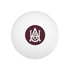 Alabama A&M University Primary Logo Novelty Table Tennis Ping Pong Ball 12 Pack with Storage Bag view 2