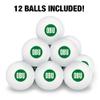 Oklahoma Baptist University Primary Logo Novelty Table Tennis Ping Pong Ball 12 Pack with Storage Bag view 3