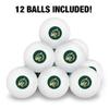 Tiffin University Primary Logo Novelty Table Tennis Ping Pong Ball 12 Pack with Storage Bag view 3