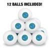 Kingfisher Bird Swimming with Fish Novelty Table Tennis Ping Pong Ball 12 Pack with Storage Bag view 3