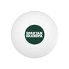 Mighigan State Spartan Grandpa Novelty Table Tennis Ping Pong Ball 12 Pack with Storage Bag view 2