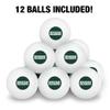 Mighigan State Spartan Grandpa Novelty Table Tennis Ping Pong Ball 12 Pack with Storage Bag view 3