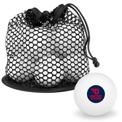 University of Dayton Secondary Novelty Table Tennis Ping Pong Ball 12 Pack with Storage Bag