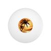 Sunset on Tropical Beach with Palm Trees Hawaii Orange Novelty Table Tennis Ping Pong Ball 12 Pack with Storage Bag view 2