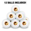 Sunset on Tropical Beach with Palm Trees Hawaii Orange Novelty Table Tennis Ping Pong Ball 12 Pack with Storage Bag view 3