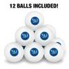 Squid Squad Ocean Aquatic Funny Humor Novelty Table Tennis Ping Pong Ball 12 Pack with Storage Bag view 3