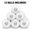 Put Food in Me Hungry Cat Funny Humor Novelty Table Tennis Ping Pong Ball 12 Pack with Storage Bag view 3
