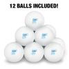 CUNY School of Public Health Primary Logo Novelty Table Tennis Ping Pong Ball 12 Pack with Storage Bag view 3