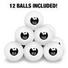 Get in Loser UFO Alien Abduction Funny Humor Novelty Table Tennis Ping Pong Ball 12 Pack with Storage Bag view 3