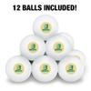 Bronx Community College Primary Logo Novelty Table Tennis Ping Pong Ball 12 Pack with Storage Bag view 3