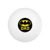Batman Bat Dad Shield Logo Novelty Table Tennis Ping Pong Ball 12 Pack with Storage Bag view 2