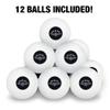 How Bat Dat About Funny Humor Novelty Table Tennis Ping Pong Ball 12 Pack with Storage Bag view 3