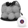 Alcorn Primary Logo Novelty Table Tennis Ping Pong Ball 12 Pack with Storage Bag