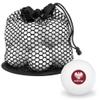 University of Chicago Primary Logo Novelty Table Tennis Ping Pong Ball 12 Pack with Storage Bag view 1