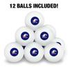 American University Secondary Logo Novelty Table Tennis Ping Pong Ball 12 Pack with Storage Bag view 3