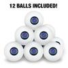 Star Trek United Federation of Planets Logo Novelty Table Tennis Ping Pong Ball 12 Pack with Storage Bag view 3