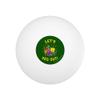 Let's Veg Out Vegetables Rock Relax Funny Humor Novelty Table Tennis Ping Pong Ball 12 Pack with Storage Bag view 2