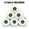 Let's Veg Out Vegetables Rock Relax Funny Humor Novelty Table Tennis Ping Pong Ball 12 Pack with Storage Bag view 3