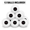 California State University, East Bay Secondary Logo Novelty Table Tennis Ping Pong Ball 12 Pack with Storage Bag view 3