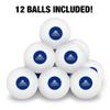 Daemen College Primary Logo Novelty Table Tennis Ping Pong Ball 12 Pack with Storage Bag view 3