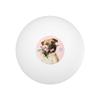 Dog With Pink Roses Novelty Table Tennis Ping Pong Ball 12 Pack with Storage Bag view 2