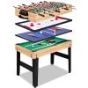 Rioloiuy 12-in-1 Game Table for Home - Foosball Table, Air Hockey Table, Pool Table & More! - Ideal for Game Rooms and Family Game Nights!, Wood-1 view 1