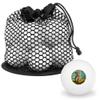 Baby Tiger and Lillies Novelty Table Tennis Ping Pong Ball 12 Pack with Storage Bag view 1