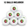 Teen Titans Go! Starfire Novelty Table Tennis Ping Pong Ball 12 Pack with Storage Bag view 3