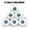 Beer Zero Nutritional Value and Proud of it Funny Humor Novelty Table Tennis Ping Pong Ball 12 Pack with Storage Bag view 3