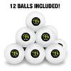 Aliens Believe in Me Funny Humor Novelty Table Tennis Ping Pong Ball 12 Pack with Storage Bag view 3