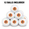 Boober Fraggle Rock Novelty Table Tennis Ping Pong Ball 12 Pack with Storage Bag view 3