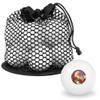 Christmas Holiday Santa Presents Candy Canes Novelty Table Tennis Ping Pong Ball 12 Pack with Storage Bag view 1