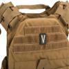 Evike - PVC Hook and Loop Letters & Numbers Patch Grey (Letter: V) view 2
