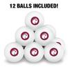 Seattle Pacific University Primary Logo Novelty Table Tennis Ping Pong Ball 12 Pack with Storage Bag view 3