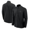 Fanatics Men's Black Cincinnati Bengals Front Office Woven Quarter-Zip Jacket view 1