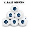 California State University Monterey Bay Primary Logo Novelty Table Tennis Ping Pong Ball 12 Pack with Storage Bag view 3