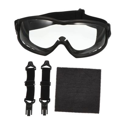 ULTECHNOVO Retro Goggles Impact Resistant Motorcycle Protective Glasses with Strap for Outdoor Cycling and Riding