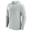 Fanatics Men's Gray Indianapolis Colts Front Office Tech Lightweight Hoodie T-Shirt view 2