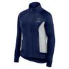 Fanatics Women's Navy Dallas Cowboys Studio Fitted Full-Zip Gym Track Jacket view 2