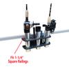 Brocraft Rail Mount Clamp On Rod Storage/Rods Storage For Pontoon Boat/Pontoon Boat Square Mount Rod Rack view 4