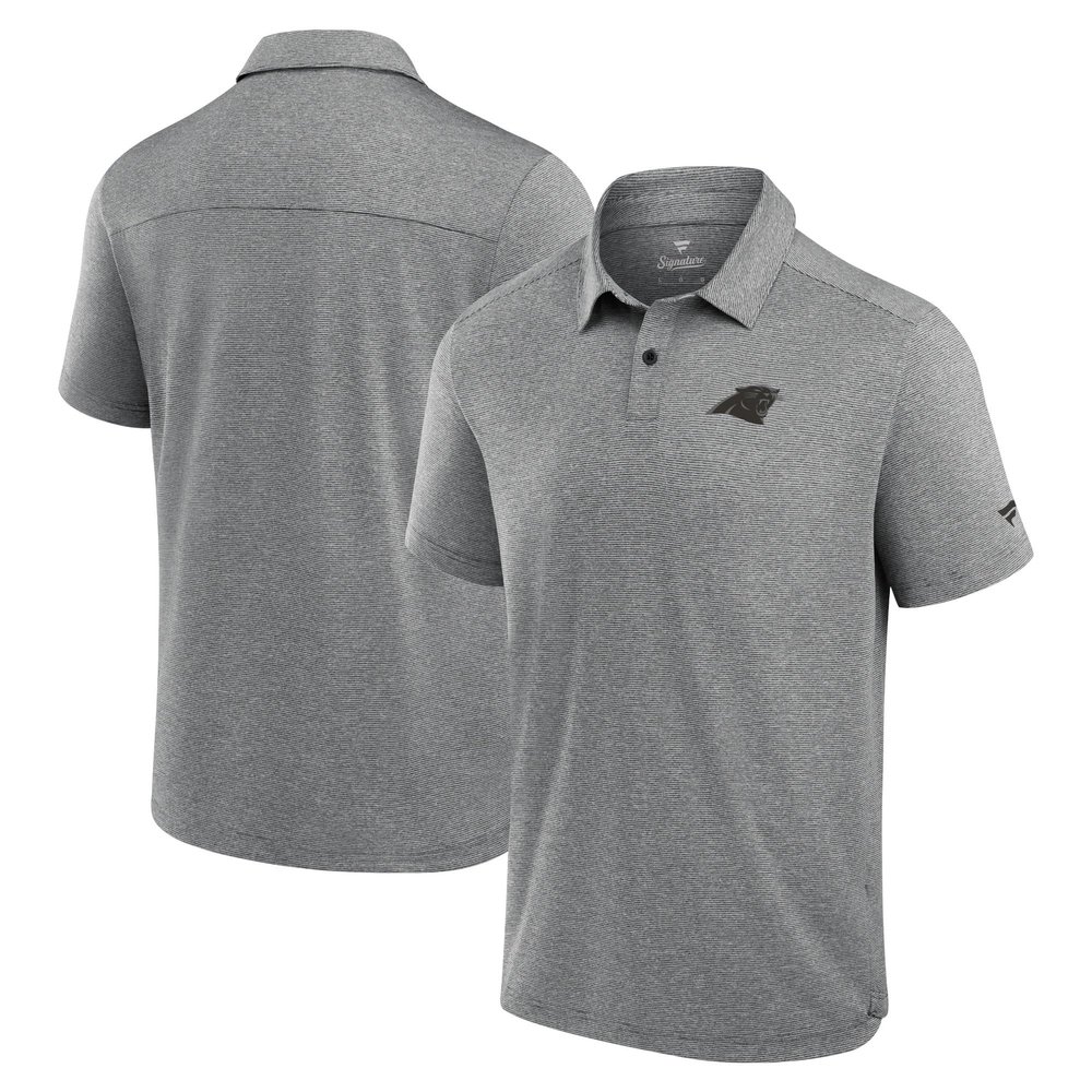 Fanatics Men's Black Carolina Panthers Front Office Tech Polo