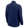 Fanatics Men's College Navy Seattle Seahawks Front Office Woven Quarter-Zip Jacket view 3