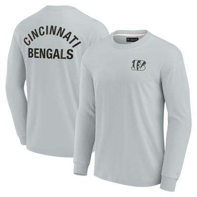 Fanatics Unisex Gray Cincinnati Bengals Elements Super Soft Long Sleeve T-Shirt