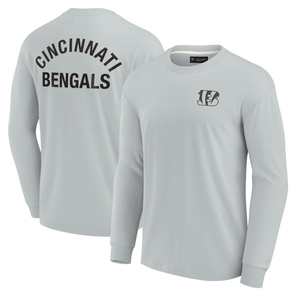 Fanatics Unisex Gray Cincinnati Bengals Elements Super Soft Long Sleeve T-Shirt