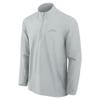 Fanatics Men's Gray Los Angeles Chargers Front Office Woven Quarter-Zip Jacket view 2