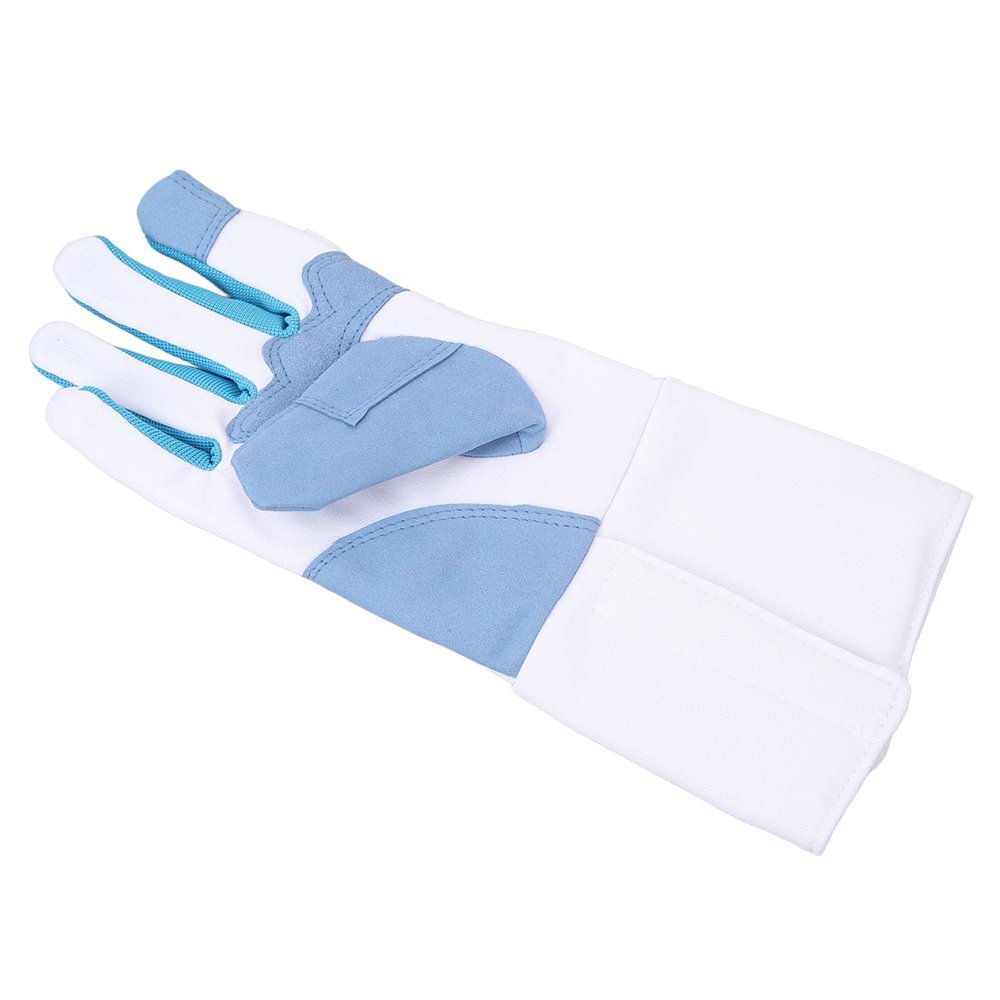 Depisuta Fencing Gloves for Foil Epee and Saber, Knitted Fabric Padded Fencing Gloves Washable Fencing Glove Professional Fencing Gear for Fencer, Mittens for Daily Fencing Bout Practice, X-Large